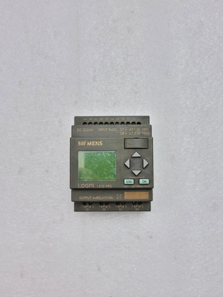 *Used Working* Siemens 6ED1052-1MD00-0BA5 Logo 12/24Rc Dc 12/24V Fast Ship
